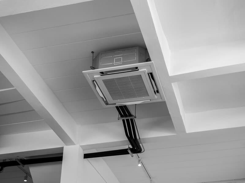 Ceiling aircon pipe insulation