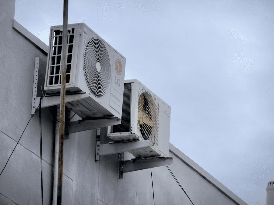 aircon units outside of a building