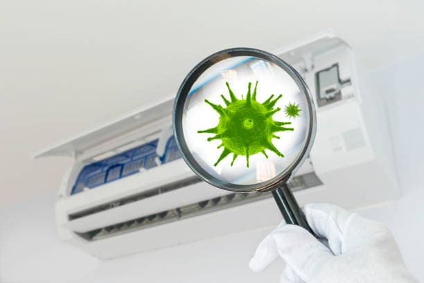 Aircon bacteria and germs that can be cleaned with chemical wash