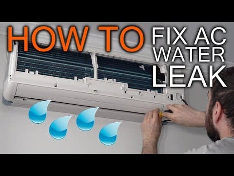 Thumbnail of video: Solve aircon leaking problem